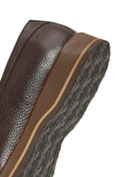 Erkek Kahverengi Kalın Tabanlı Püsküllü Deri Loafer | Derimod