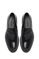 Erkek Siyah Deri Loafer | Derimod