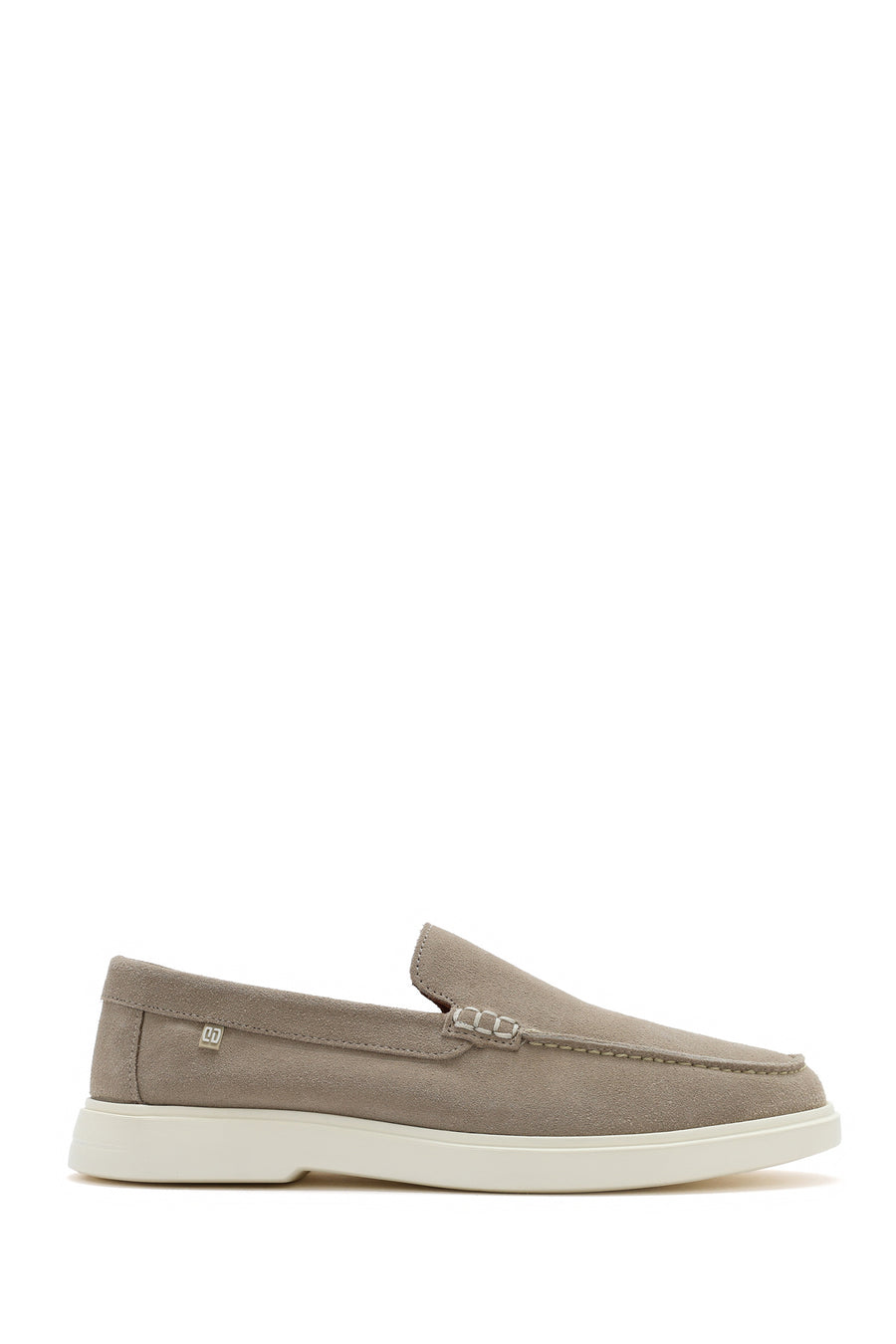 Erkek Bej Süet Deri Casual Loafer 26SFD707610 | Derimod