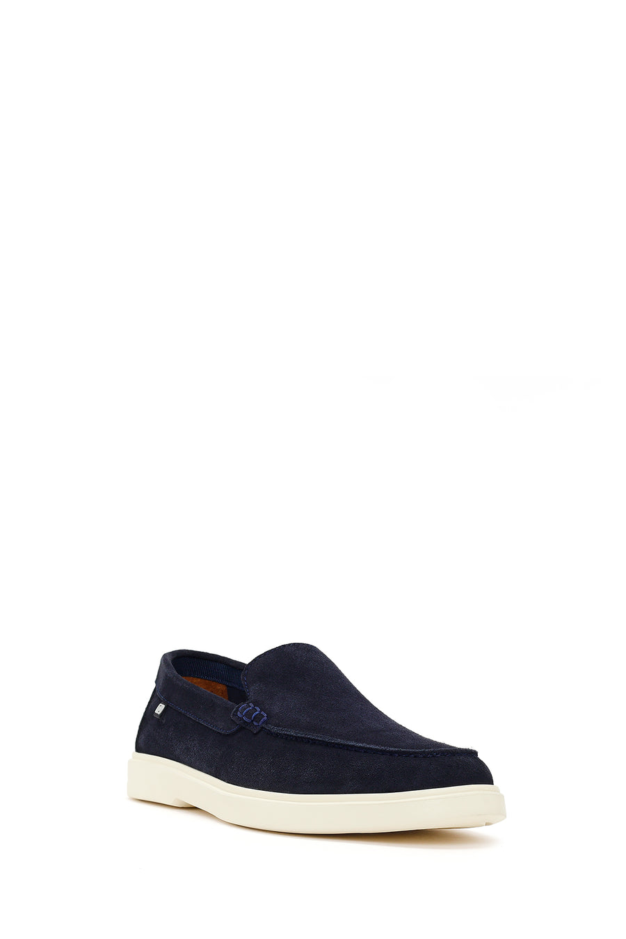 Men's Navy Blue Suede Leather Casual Loafer