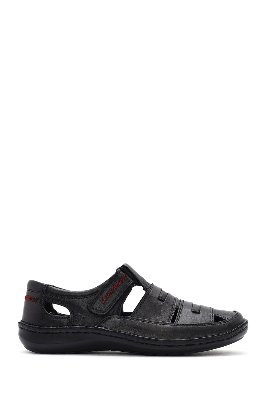 Men's Black Leather Casual Shoes 26SFD710218 | Derimod