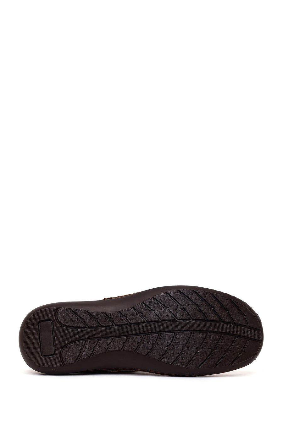 Male Beige Strap Nubuck Leather Sandal