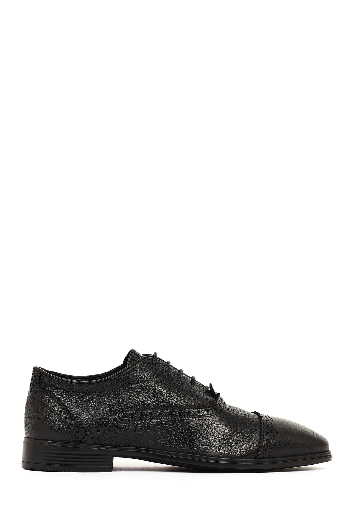 Men's Black Lace-up Classic Leather Shoes 26SFD7501FT | Derimod