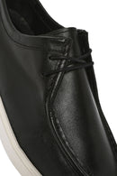 Erkek Siyah Bağcıklı Deri Casual Ayakkabı | Derimod