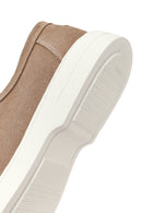 Men's Beige Lace-up Suede Leather Casual Shoes | Derimod