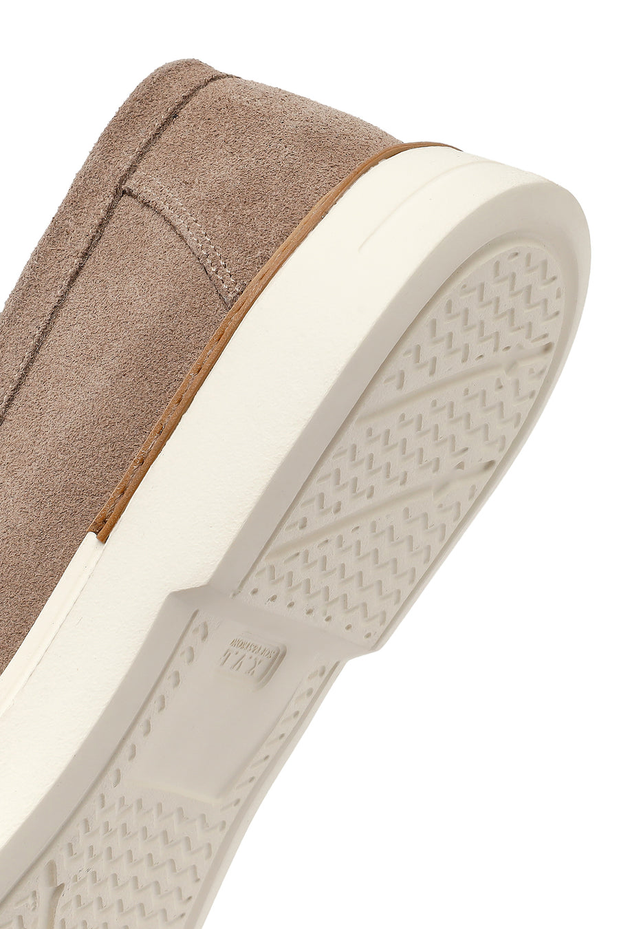 Men's Beige Tassel Suede Leather Loafer