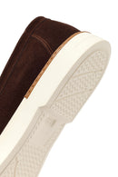 Erkek Kahverengi Püsküllü Süet Deri Loafer | Derimod