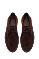 Men's Brown Lace-up Chunky Sole Suede Leather Casual Shoes | Derimod