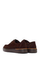 Men's Brown Lace-up Chunky Sole Suede Leather Casual Shoes | Derimod
