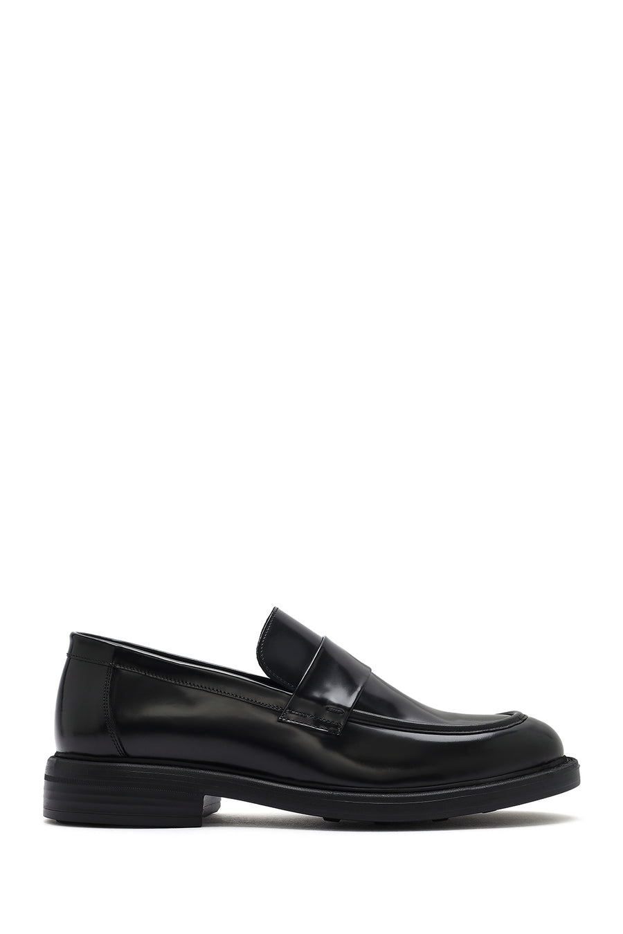 Men's Black Leather Loafer 26SFD751222 | Derimod