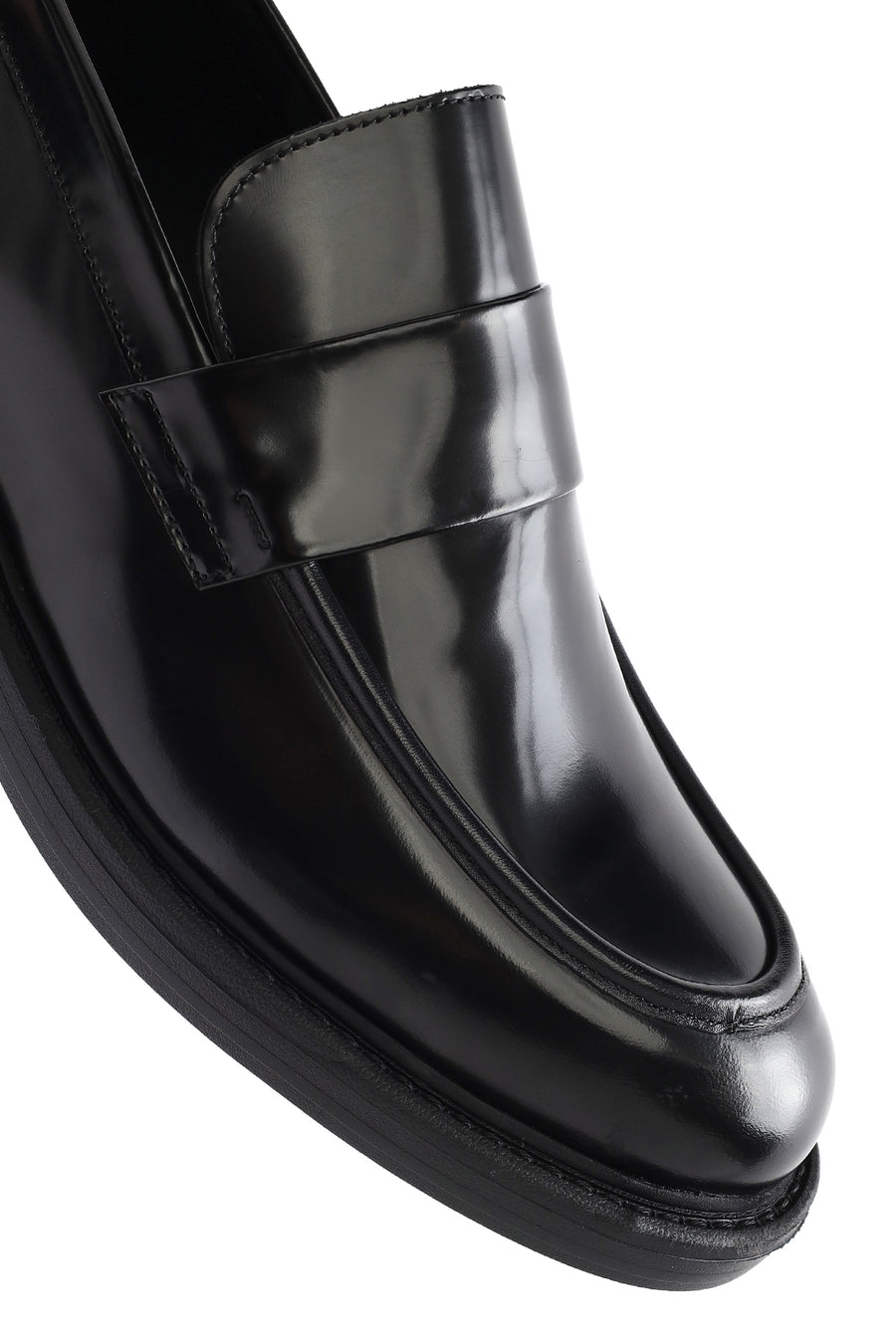 Men's Black Leather Loafer