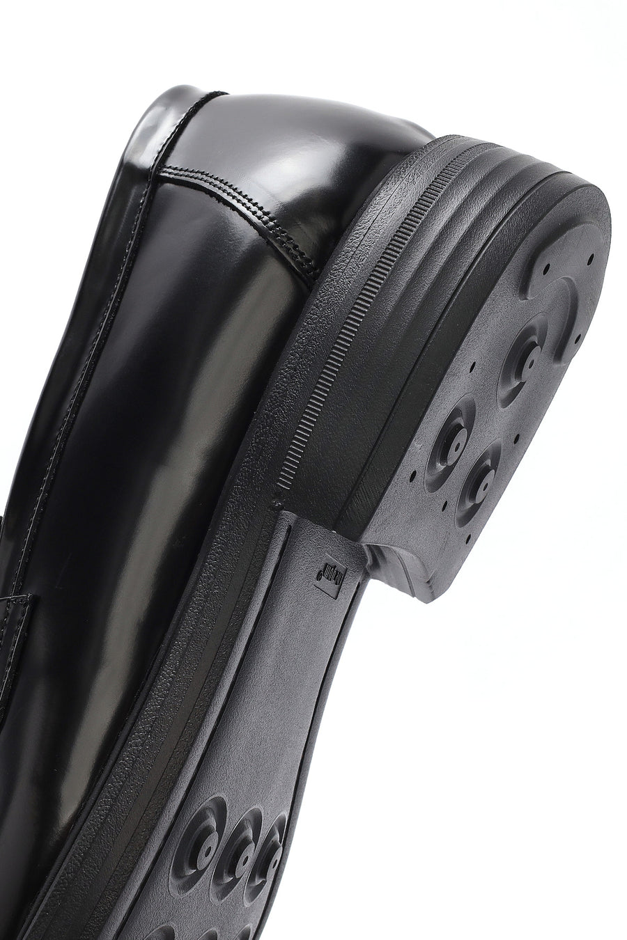 Men's Black Leather Loafer