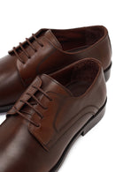 Erkek Kahverengi Bağcıklı Deri Klasik Ayakkabı | Derimod