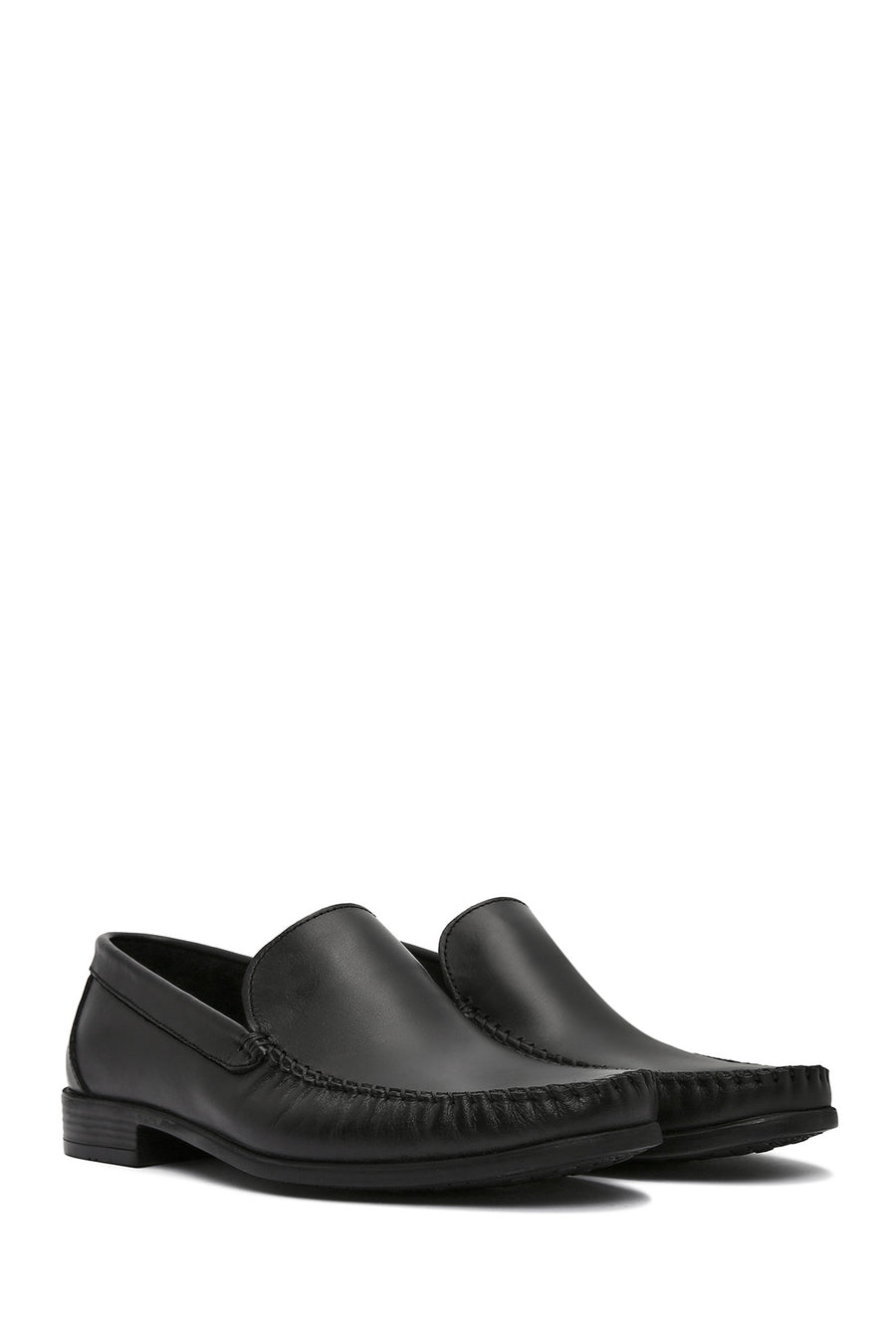Erkek Siyah Deri Loafer