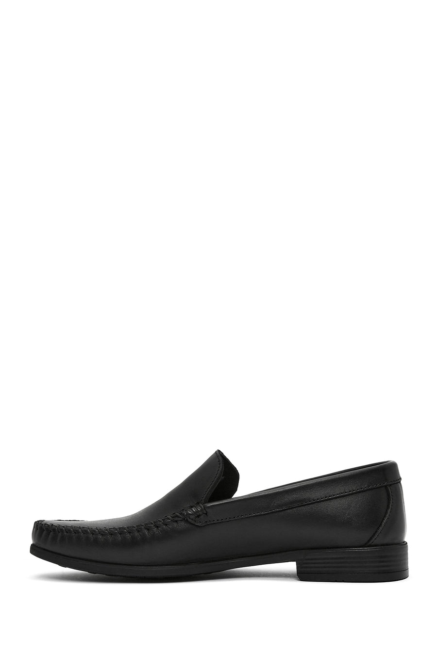 Erkek Siyah Deri Loafer