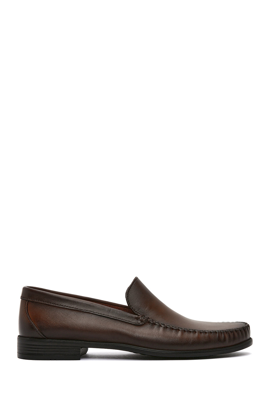 Erkek Kahverengi Deri Loafer 26SFD754018 | Derimod