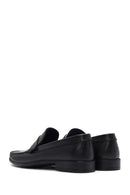 Erkek Siyah Deri Loafer | Derimod