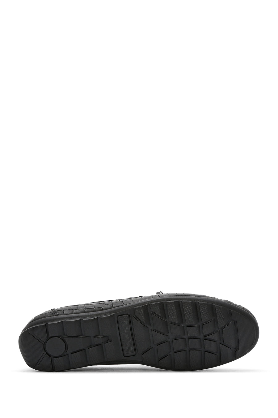 Men's Black Crocodile Leather Loafers