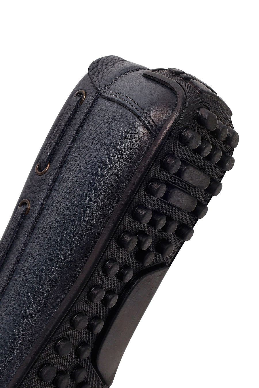 Men's Navy Blue Tassel Leather Loafer