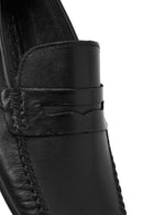 Erkek Siyah Deri Loafer | Derimod