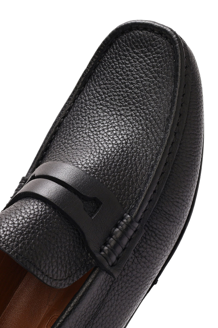 Men's Black Leather Loafer