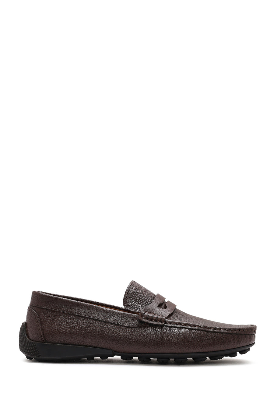 Men's Brown Leather Loafer 26SFD7551FT | Derimod