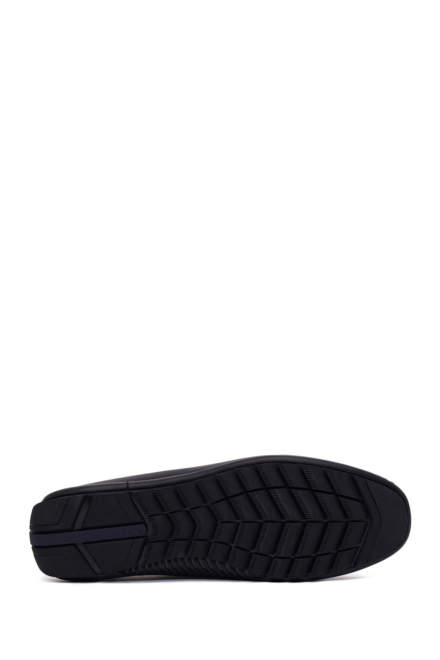Male Black Leather Loafer