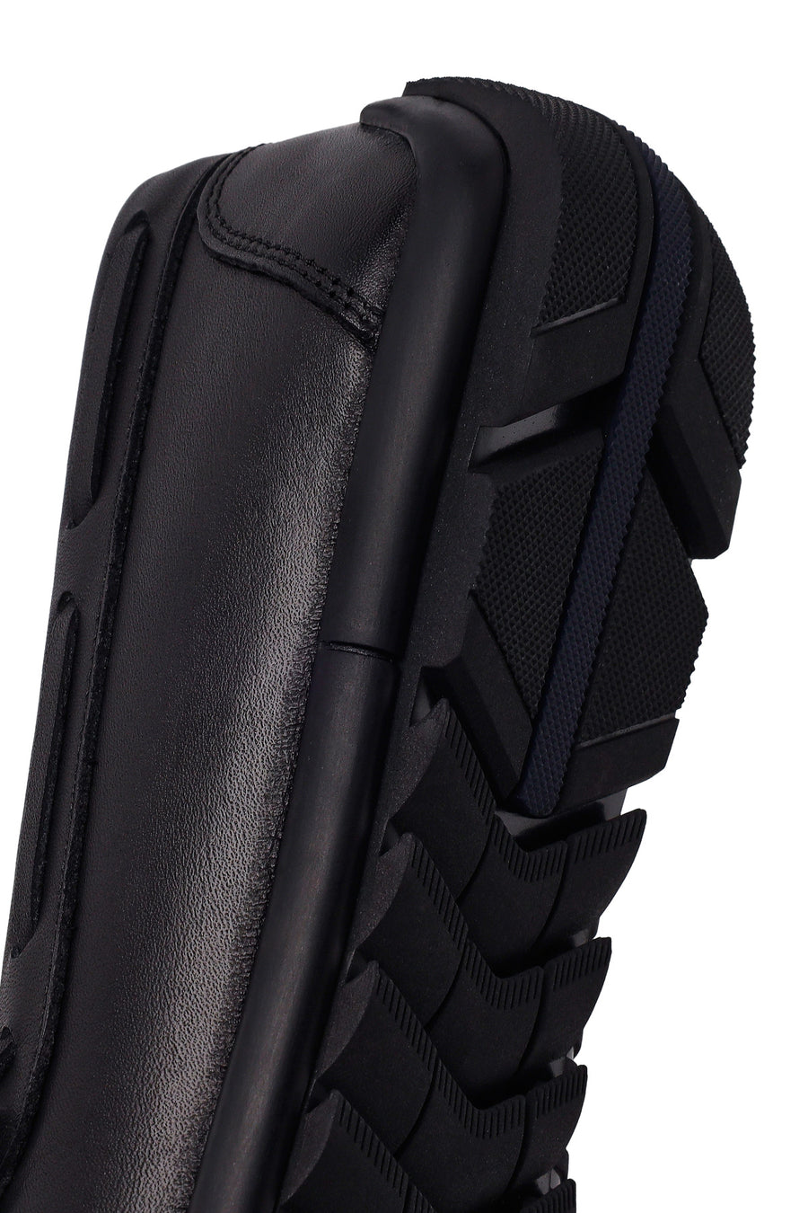 Male Black Leather Loafer