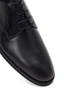 Erkek Siyah Bağcıklı Deri Klasik Ayakkabı | Derimod