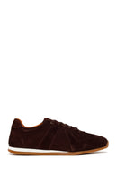 Male Brown Lace-Up Suede Leather Sneaker | Derimod