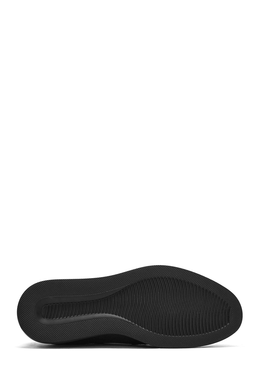 Men's Black Lace-up Leather Casual Shoes