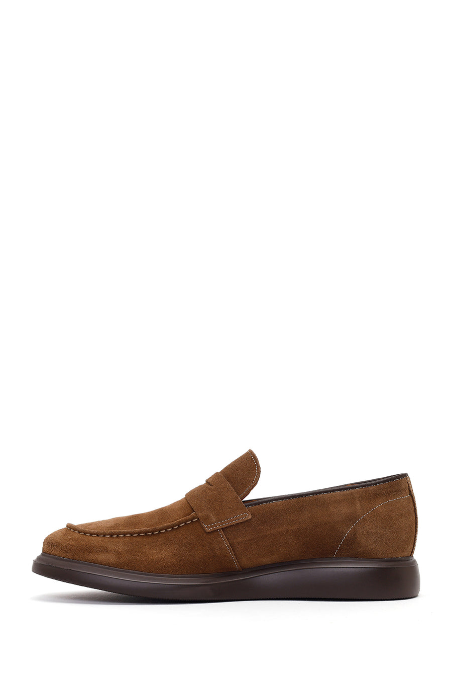 Men's Mink Chunky Suede Leather Loafers