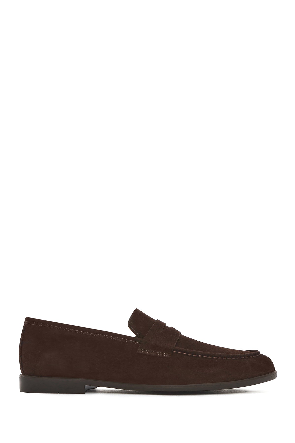 Erkek Kahverengi Süet Deri Loafer 26SFD790210 | Derimod