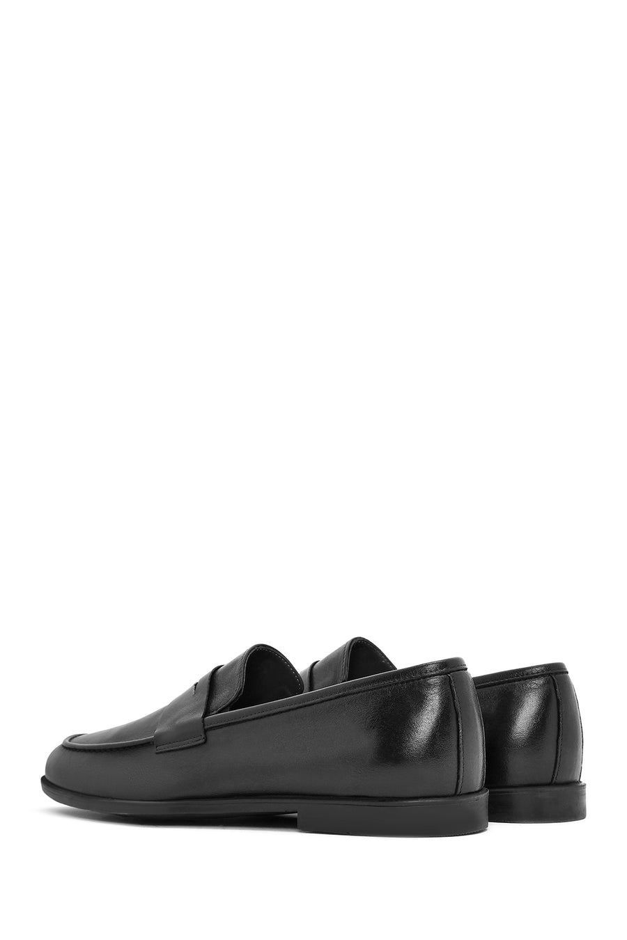 Men's Black Leather Loafer