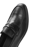 Erkek Siyah Deri Loafer | Derimod
