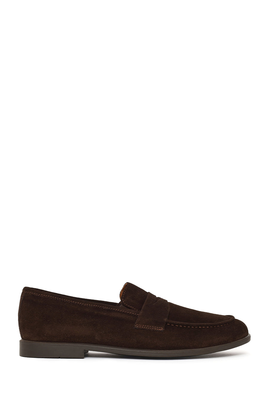 Men's Brown Suede Leather Loafer 26SFD790218 | Derimod