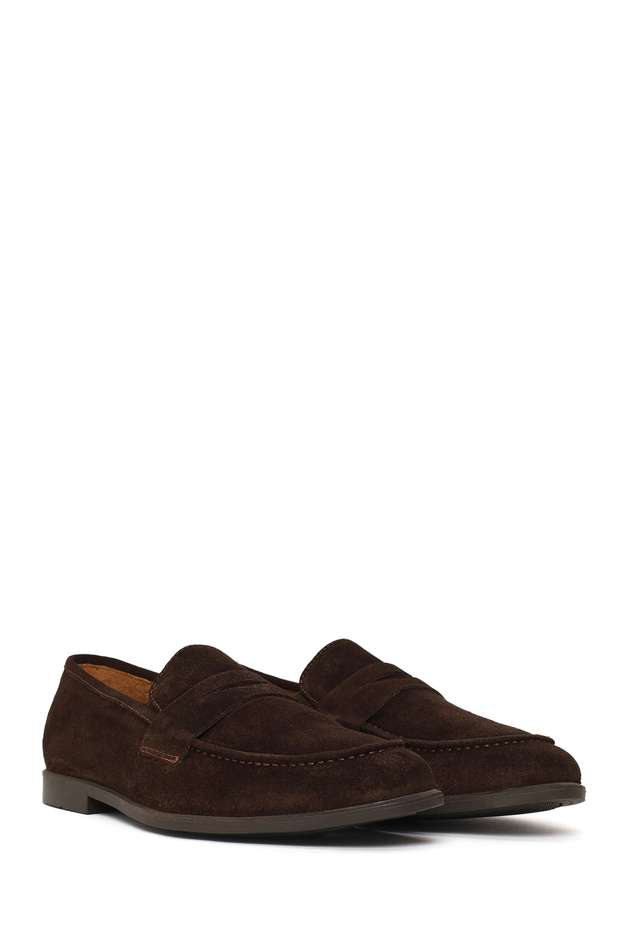 Men's Brown Suede Leather Loafer