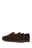 Erkek Kahverengi Süet Deri Loafer | Derimod