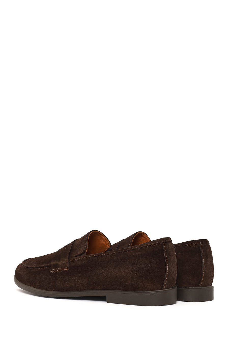 Men's Brown Suede Leather Loafer