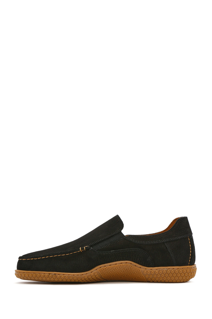 Men's Black Nubuck Leather Comfort Loafer