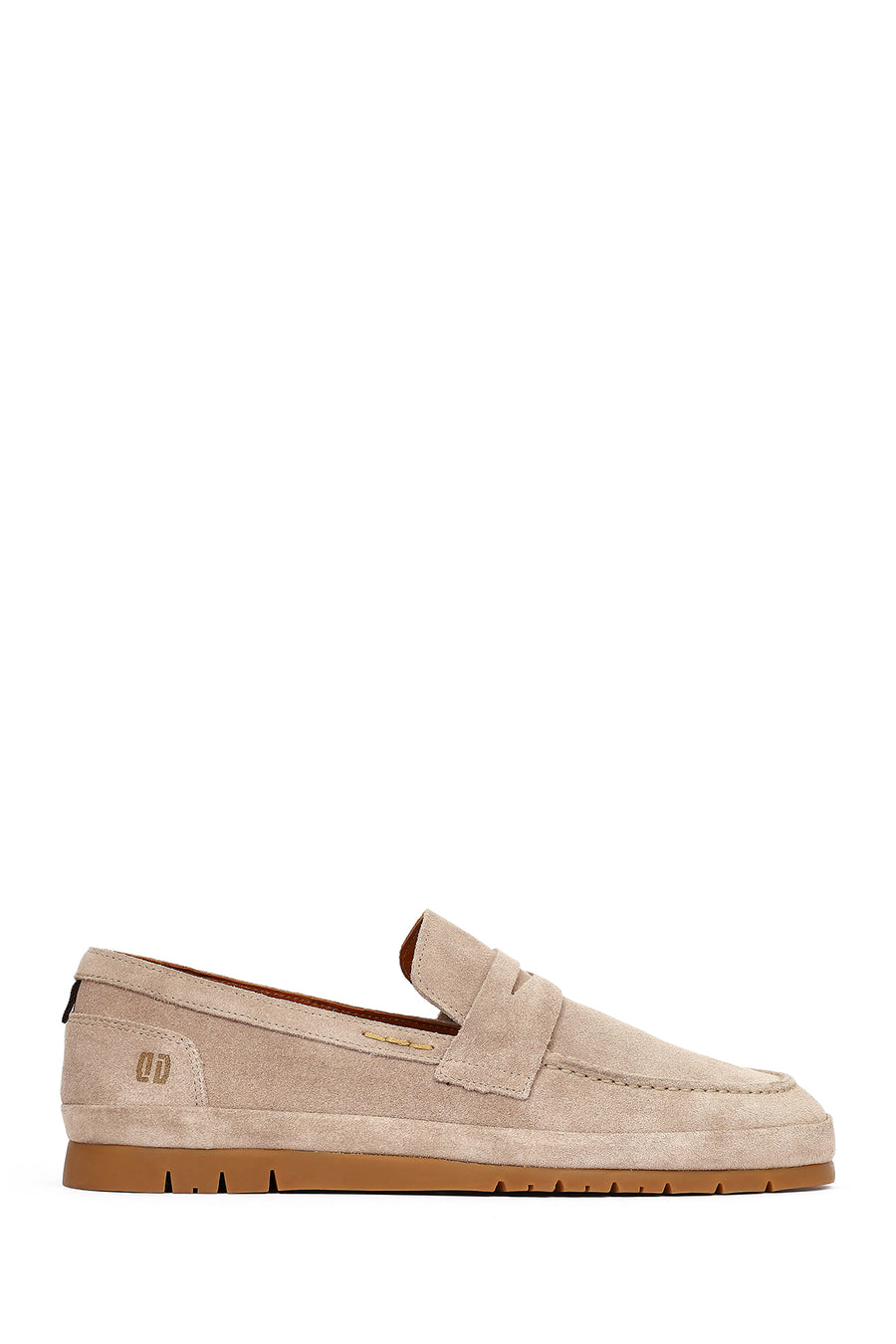 Men's Beige Suede Leather Loafer 26SFD800310 | Derimod
