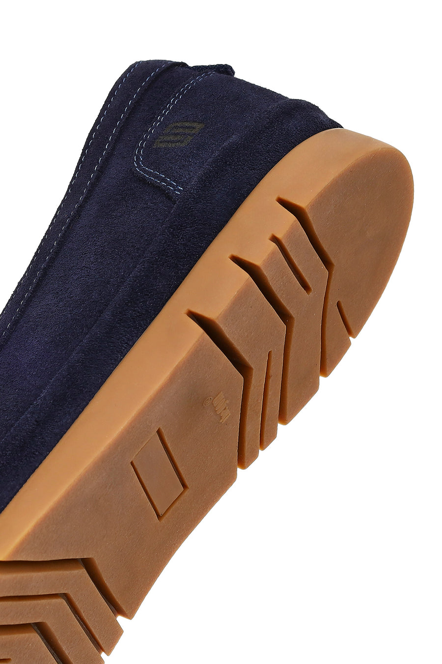 Men's Navy Blue Suede Leather Loafer