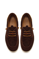 Men's Brown Lace-Up Suede Leather Casual Shoes | Derimod
