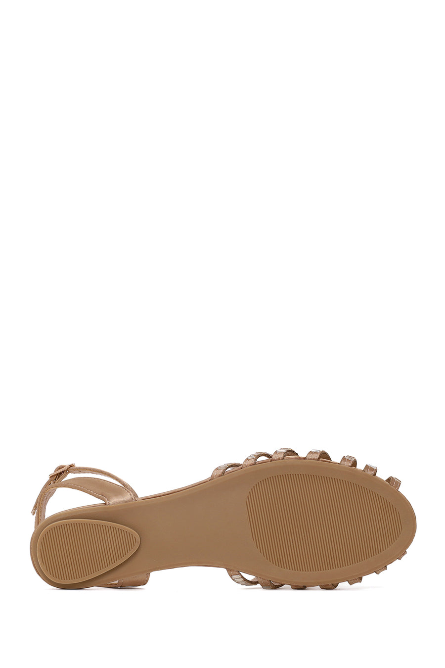 Kadın Bronz Taşlı Sandalet