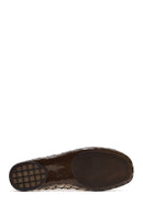 Women's Black Jelly Ballerina | Derimod