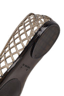 Women's Black Jelly Ballerina | Derimod