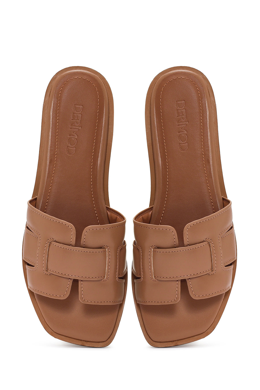 Women's Tan Slippers