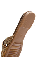 Kadın Bronz Taşlı Terlik | Derimod