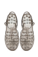 Kadın Siyah Bilekten Bantlı Jelly Sandalet | Derimod