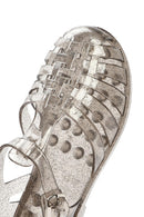 Kadın Siyah Bilekten Bantlı Jelly Sandalet | Derimod